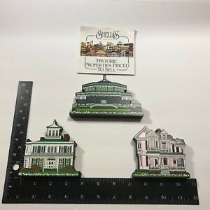 Collectible Shiela's House Vintage Texas Mini Replica Historic Places 3 PC Set