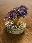 Feng Shui Natural Amethyst Crystal Money Tree Bonsai Decor for Wealth & Luck