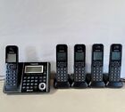 Panasonic KX-TGF343B 5-Handsets Link To Cell Cordless Phone Answering System