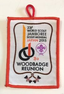2019 23RD World Scout Jamboree 2015 Wood Badge Reunion Badge JAPAN