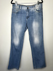 CALVIN KLEIN Lean Bootcut Light Wash Blue Denim Jeans Women's Size 12