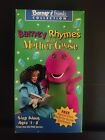 New ListingBarney & Friends Rhymes Mother Goose VHS Video Tape BUY 2 GET 1 FREE! PBS Kids