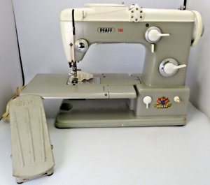 Vintage Pfaff 360 Zigzag Free Arm Travel Sewing Machine Working