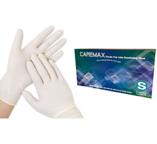 1000 Small Premium Latex Powder Free Disposable Exam Gloves (10 Boxes of 100)