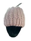 NWT Turtle Fur Beanie Winter Hat Knit Pink Cable Fleece Ragg Wool Cap Snowboard