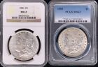 Pre 1921 Silver Morgan Dollar NGC / PCGS MS63 S$1 Lot of 1 Mix Date coins