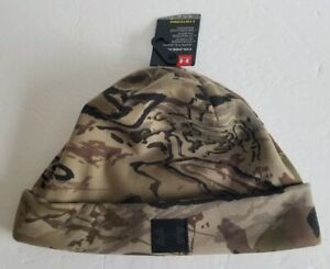 Under Armour Cold Gear Storm 1343193-999 Scent Control Hunting Camo Beanie Hat