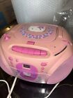 1999 Hello Kitty Stereo CD/Cassette Player AMFM Radio Boombox