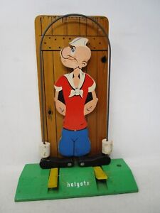 Vintage 1950's 1960's Wooden Hoolgate Popeye The Sailor Game
