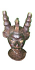 Old Tribal Ekoi  2 Face Head  Figure    ---  Nigeria BN 27