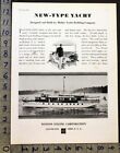 1932 WINTON ENGINE CLEVELAND MATHIS VERSUSSELLE YACHT BOAT INSERT PHOTO AD 30444