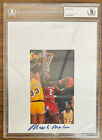 Moses Malone Signed Autographed Photo BAS Authentic