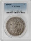 1893-CC Morgan Silver Dollar $ F15 PCGS 948584-21