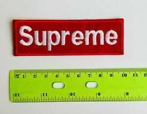 Suprem Embroidered Patch sew-On Badge Patch clothes jackets jeans