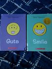 raina telgemeier book lot  Of 2 Guts , Smile.