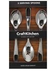 Craft Kitchen Classic Collection 3 Piece Serving Spoon Set Stainless Steel