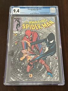 Amazing Spiderman #258 Marvel 1984 Black suit is Alien Symbiote CGC 9.4 NM