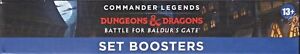 Magic MTG Commander Legends: Battle for Baldur's Gate sealed Set Boosters box