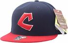 Cleveland Indians Fitted Hat Flat Bill 1975 Cooperstown Collection 11454