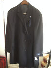 new-with-tags 80% wool black CHAPS coat, overcoat, trench coat