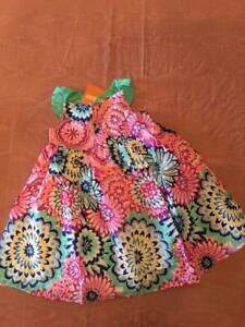 Gymboree Bright Blossoms Colorful Cotton Sundress Girls 3T 4T NWT