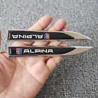 3D Metal Alpina Logo Emblem Car Trunk Side Wing Fender Decal Badge Sticker 2Pcs (For: Nissan)