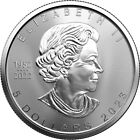 New Listing2023 1 oz Canadian Silver Maple Leaf $5 Coin Fine Silver BU - BS