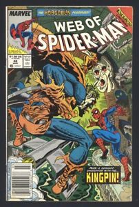 The Web of Spider-Man #48 FN 1989 Marvel Inferno vs Hobgoblin Comic Book