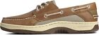 Sperry Men's Lace Up Billfish 3-Eye Boat Shoes Dark Tan, Size Options