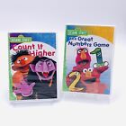 Sesame Street DVD Lot of 2 NEW Sealed Great Number Game & Count It Higher Elmo