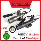 SOTAC M300V IR Light and LED White Scout Flashlight with Remote Pressure Switch