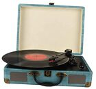 Record Player Vintage 3-Speed Bluetooth Vinyl Turntable with Stereo Speaker,