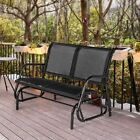 AECOJOY Outdoor Swing Glider Bench 2 Person Loveseat Patio Rocking Chair