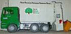 Bruder Man Rear Loading Recycling Truck TGA 41.4.40 Green Cab + 2 Totes /Germany