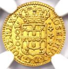 1771 Brazil Gold Jose I 1000 Reis Dominus Coin 1000R - Certified NGC AU Details
