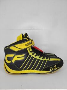RARE Cage Fighter Wrestling Shoes Sz 11.5 Mens Yellow MMA BJJ Daniel Cormier NEW