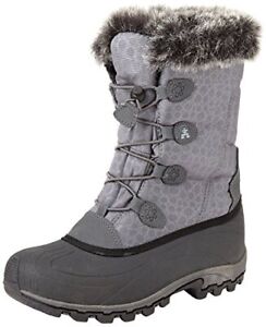 Kamik Women's Momentum Snow Boot Charcoal 8.5 Wide