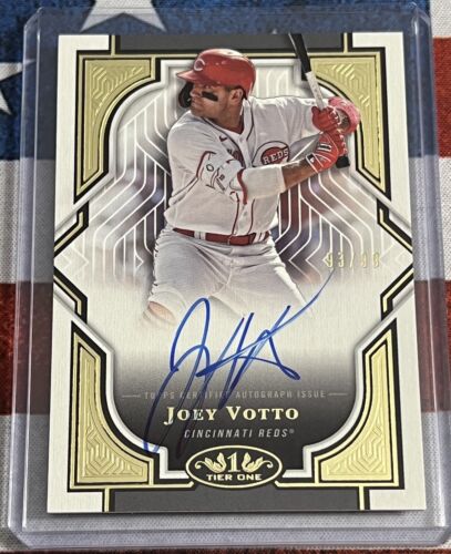 New Listing2023 TOPPS TIER ONE - #T1A-JV JOEY VOTTO 93/99 - TOPPS CERTIFIED AUTOGRAPH CARD