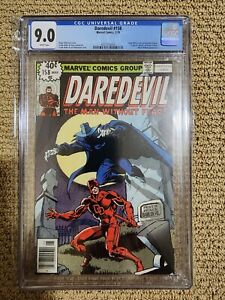 Daredevil #158 CGC 9.0 1st Frank Miller in Series and Death Of Stalker