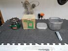 New ListingVINTAGE  7 - 67  COLEMAN 502-960 CAMP STOVE WITH ALUMINUM Cook Kit