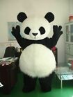 2024 Long Fur Panda Bear Animal Mascot Costume Cosplay Birthday Dress Adult