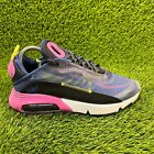Nike Air Max 2090 Womens Size 9 Blue Pink Athletic Shoes Sneakers CK2612-400