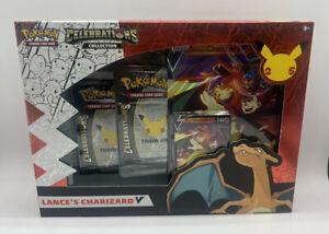 Pokemon Celebrations 25th anniversary Collection Lance's Charizard V Box