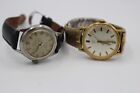 Lot Of 2 Vintage Mens Elin and Hilton Watches For Parts or repair