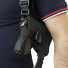 Tactical Shoulder Gun Holster Horizontal Pistol Holster with Dual Magazine Pouch