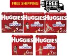 Huggies Little Movers Disposable Baby Diapers, Size 3, 4, 5, 6, 7 (All Sizes)