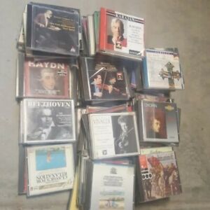 LOT of 100 CD's Classicals Brahms, Chopin, bach, Haydn, Beethoven,