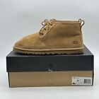UGG Neumel Mens Size 11 Chestnut Suede Chukka Boots Sherpa Lined 3236 EUC