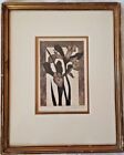 DONNA GUARDINO, Irises, 1978, Etching, Pencil Signed and Dated