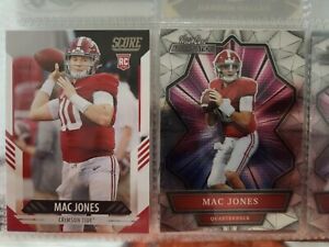 Mac Jones Rookies - Alabama/New England Patriots - 2 Card Lot